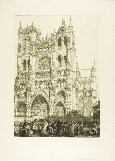 Cattedrale di Amiens da Louis Auguste Lepère