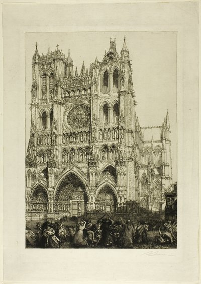 Cattedrale di Amiens da Louis Auguste Lepère