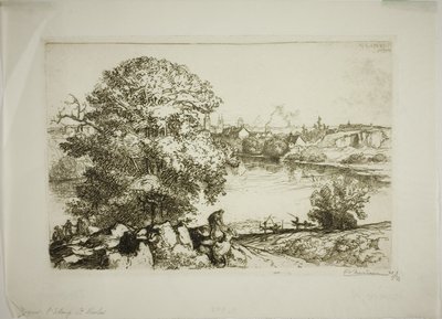 Angers, Lago di Saint-Nicolas da Louis Auguste Lepère