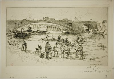 Al Pont Sully da Louis Auguste Lepère