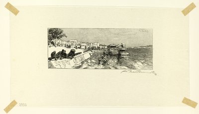 Il molo di Bercy, seconda lastra da Le Long de la Seine et des Boulevards da Louis Auguste Lepère
