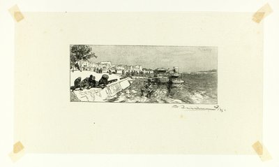 Il molo di Bercy, seconda lastra da Le Long de la Seine et des Boulevards da Louis Auguste Lepère