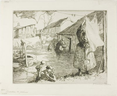 Quartiere dei pescatori da Louis Auguste Lepère