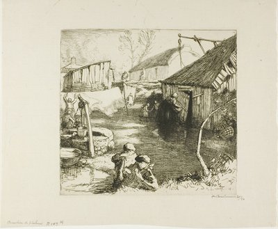 Quartiere dei pescatori da Louis Auguste Lepère