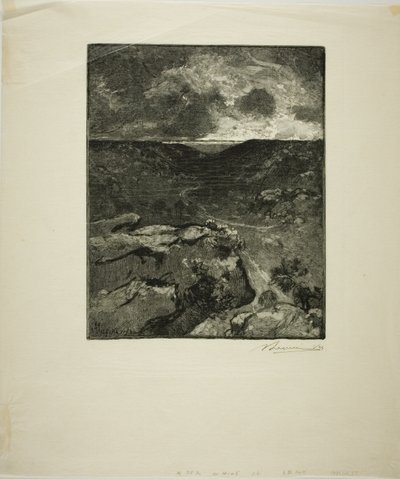 Valle del Franchard da Louis Auguste Lepère