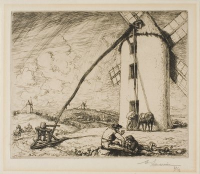 Le Moulin des Chapelles da Louis Auguste Lepère