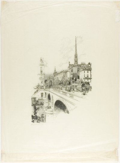 Ponte Saint-Michel da Louis Auguste Lepère