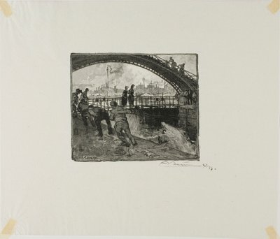 Chiusa del Canal Saint-Martin da Louis Auguste Lepère