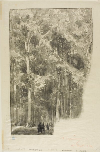 Mattina, crocevia dei forti di Marlotte da Louis Auguste Lepère