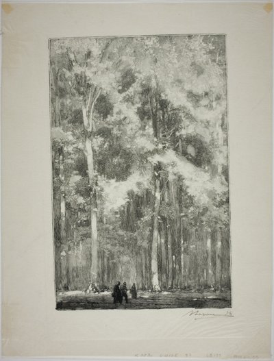 Mattina, crocevia dei forti di Marlotte da Louis Auguste Lepère