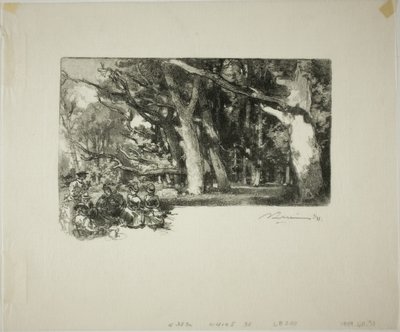 Mezzogiorno, sotto gli alberi da Louis Auguste Lepère