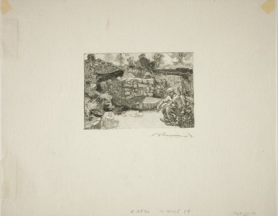 Capanna del cavatore da Louis Auguste Lepère