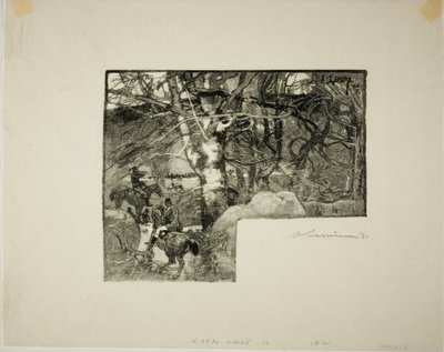 Cavalcata dei segugi, Mont-Gérard da Louis Auguste Lepère