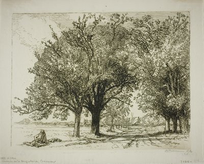 La strada per la fornace di mattoni da Louis Auguste Lepère