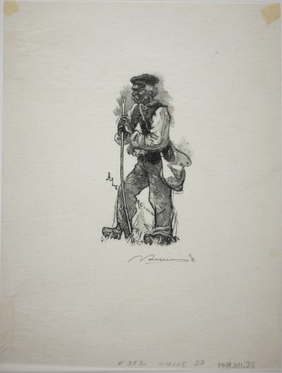 Cacciatore di serpenti da Louis Auguste Lepère