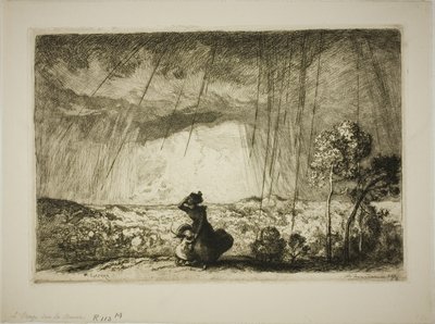 Tempesta sulla duna da Louis Auguste Lepère