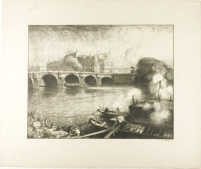 Il Pont Neuf, Parigi da Louis Auguste Lepère