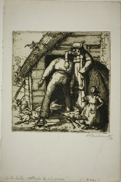 Il Poulterer da Louis Auguste Lepère