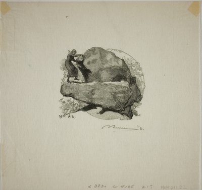 La roccia che trema da Louis Auguste Lepère