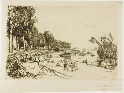 La strada per Billancourt da Louis Auguste Lepère