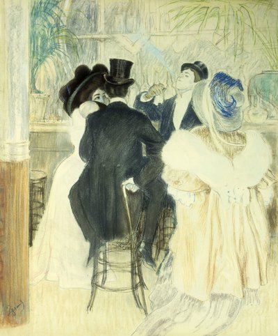 Figure in un Caffè da Louis Auguste Mathieu Legrand
