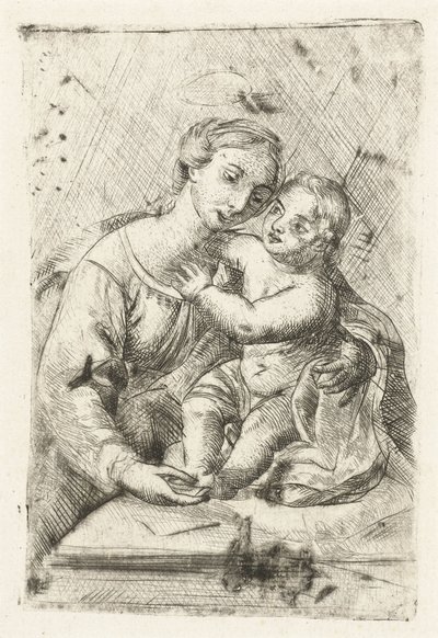 Madonna con bambino da Louis Bernard Coclers