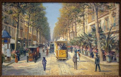 Avenue de la Gare a Nizza (attuale avenue Jean Medecin). C