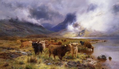 Attraverso Glencoe verso il Tay, 1899 da Louis Bosworth Hurt