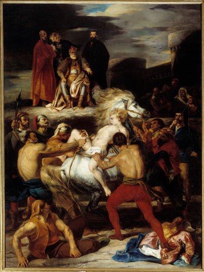 Il tormento di Mazeppa da Louis Boulanger