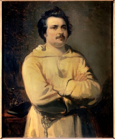 Ritratto di Honoré de Balzac (1799-1850) da Louis Boulanger