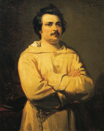 Ritratto di Honoré de Balzac da Louis Boulanger
