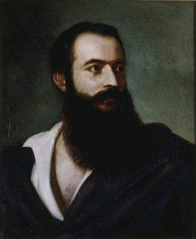 Ritratto di Felice Orsini 1819-1858, c. 1858 da Louis Buchheister