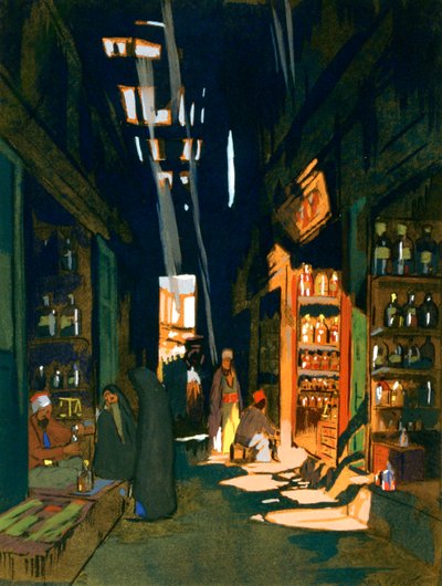 Mercante di profumi, 1928 da Louis Cabanes