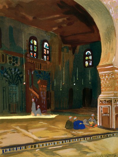 La moschea di Sultan al-Ghuri, Il Cairo, Egitto, 1928 da Louis Cabanes