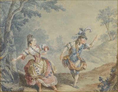 Marie Allard e Jean Dauberval nell