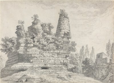 La tomba degli Orazi e Curiazi ad Albano da Louis Chaix