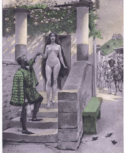 Griselda, illustrazione dal Decameron di Boccaccio pubblicata dalla Navarre Society anni 