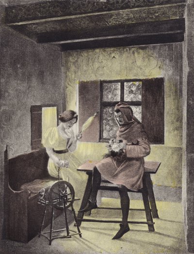 Simona che fila, Quarta Giornata, Settima Novella da Louis Chalon