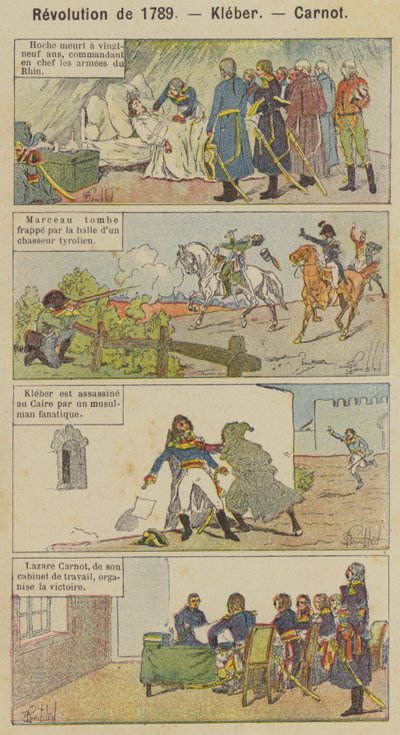 Rivoluzione del 1789, Kleber, Carnot da Louis Charles (after) Bombled