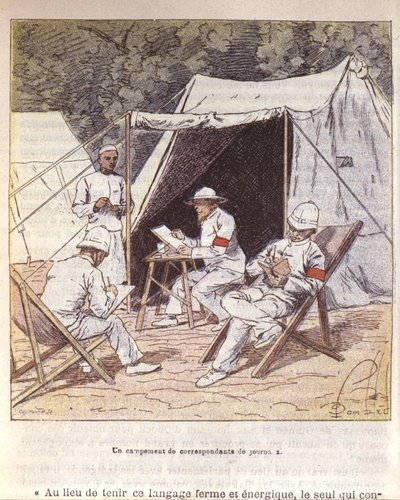 Corrispondenti di guerra francesi in Madagascar al tempo della sua annessione da parte della Francia 1895-96 da Louis Charles Bombled