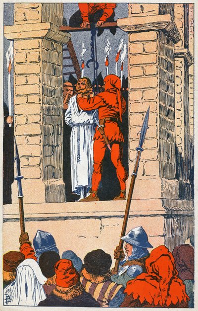 Impiccagione di Enguerrand de Marigny da Louis Charles Bombled