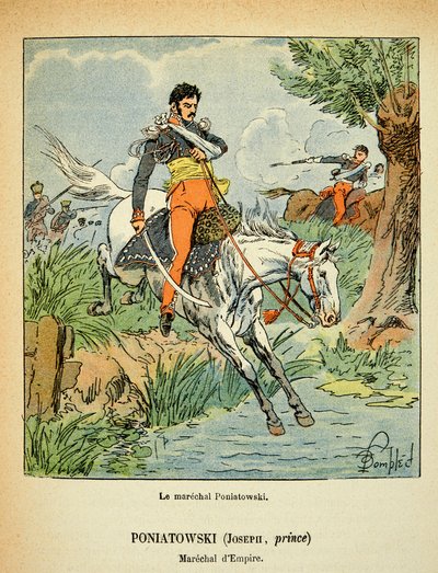 Ritratto del maresciallo Jozef Antoni Poniatowski, Collezione Privata da Louis Charles Bombled