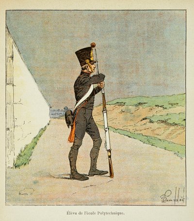 Studente della Scuola Politecnica, Collezione Privata da Louis Charles Bombled