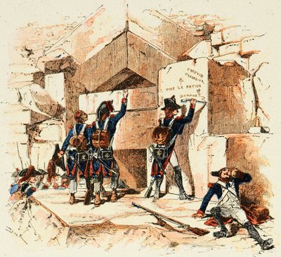 Illustrazione tratta dal libro Gli eroi del secolo, racconti aneddotici di Dick de Lonlay e illustrati da Louis Bombled (1862-1927) da Louis Charles Bombled