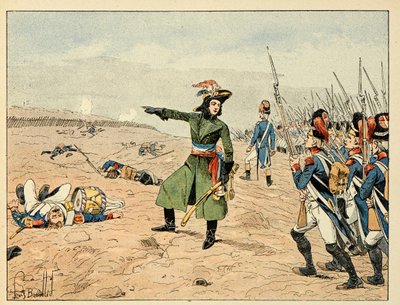 Illustrazione tratta dal libro "Gli Eroi del Secolo", racconti aneddotici di Dick de Lonlay e illustrata da Louis Bombled (1862-1927) da Louis Charles Bombled