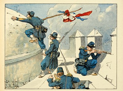 Illustrazione tratta dal libro Gli eroi del secolo, racconti aneddotici di Dick de Lonlay e illustrati da Louis Bombled da Louis Charles Bombled
