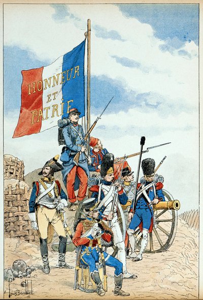 Illustrazione tratta dal libro “Gli eroi del secolo”, racconti aneddotici di Dick de Lonlay e illustrati da Louis Bombled (1862-1927) da Louis Charles Bombled