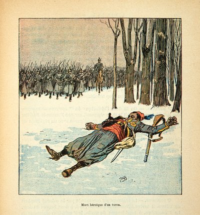 Morte eroica di un turco in dicembre 1870, Collezione privata da Louis Charles Bombled