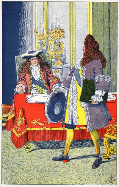 Luigi XIV e Louvois da Louis Charles Bombled