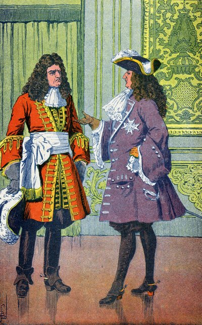 Luigi XIV e il Maresciallo de Villars da Louis Charles Bombled